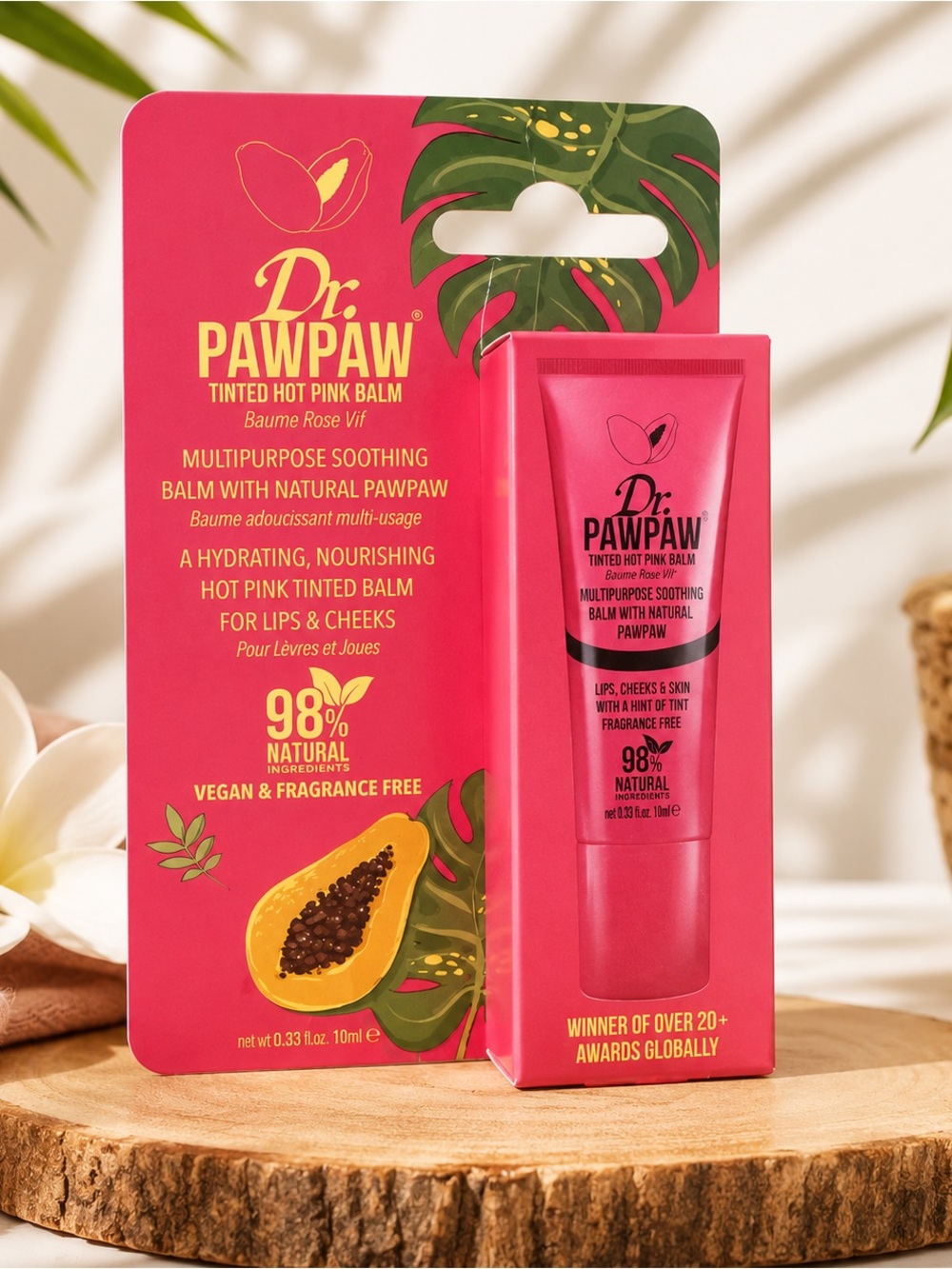 5/25 ✨✨ Tinted Hot Pink Balm — Hydrating Multipurpose Body & Lip Balm